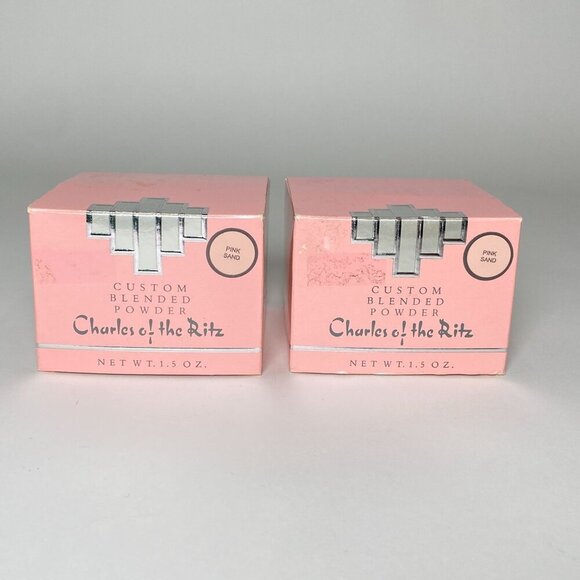 Charles of The Ritz Custom Blended Loose Powder Pink Sand 1.5 oz Set of 2 New - Picture 2 of 6